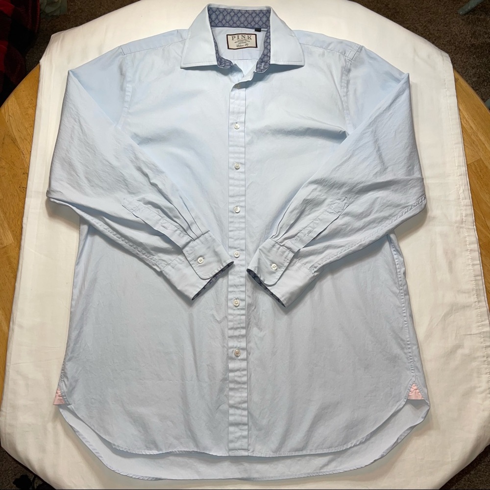 ✨2xHOST PICK✨PINK (Thomas Pink) Classic Fit Long Sleeve Button Down